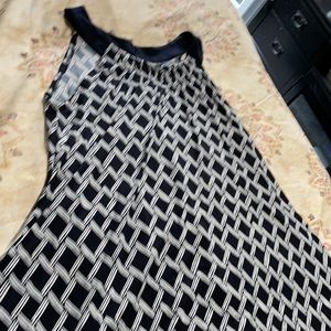 Blue and White dress